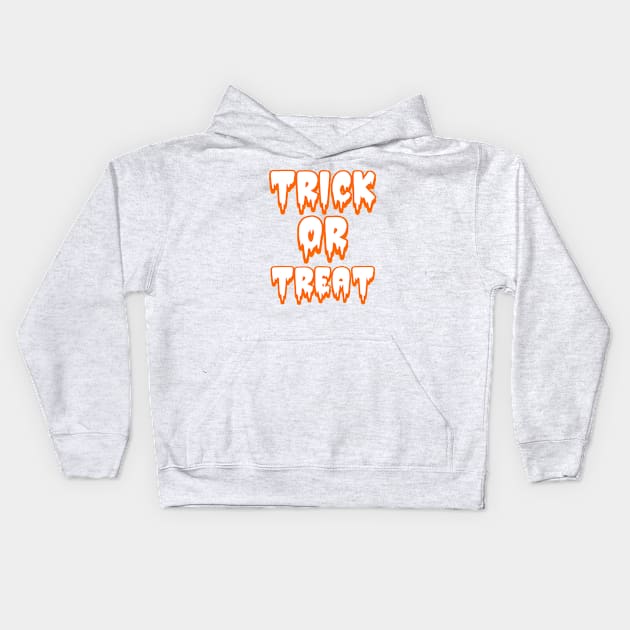 Halloween Trick Or Treat Kids Hoodie by MONMON-75